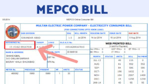 Mepco Online Bill